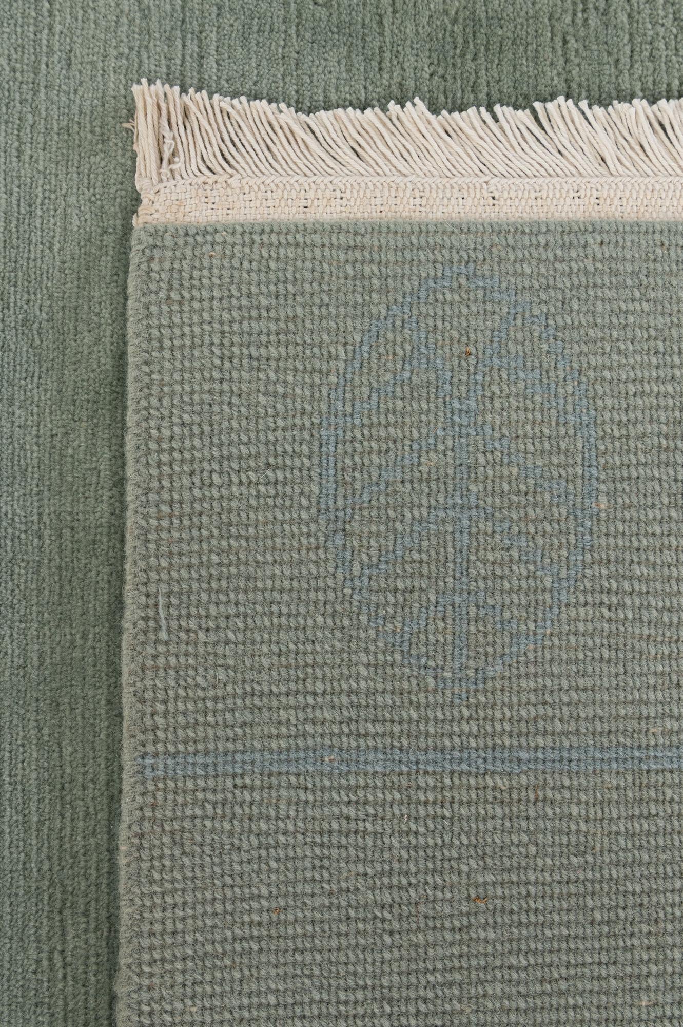 6' 8 x 6' 8 Hand Knotted Tibet Wool Square Rug