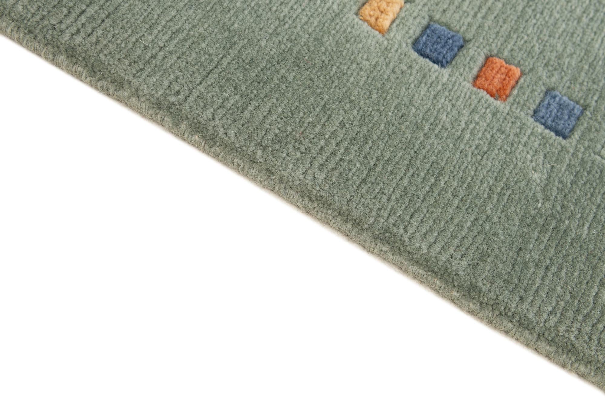 6' 8 x 6' 8 Hand Knotted Tibet Wool Square Rug