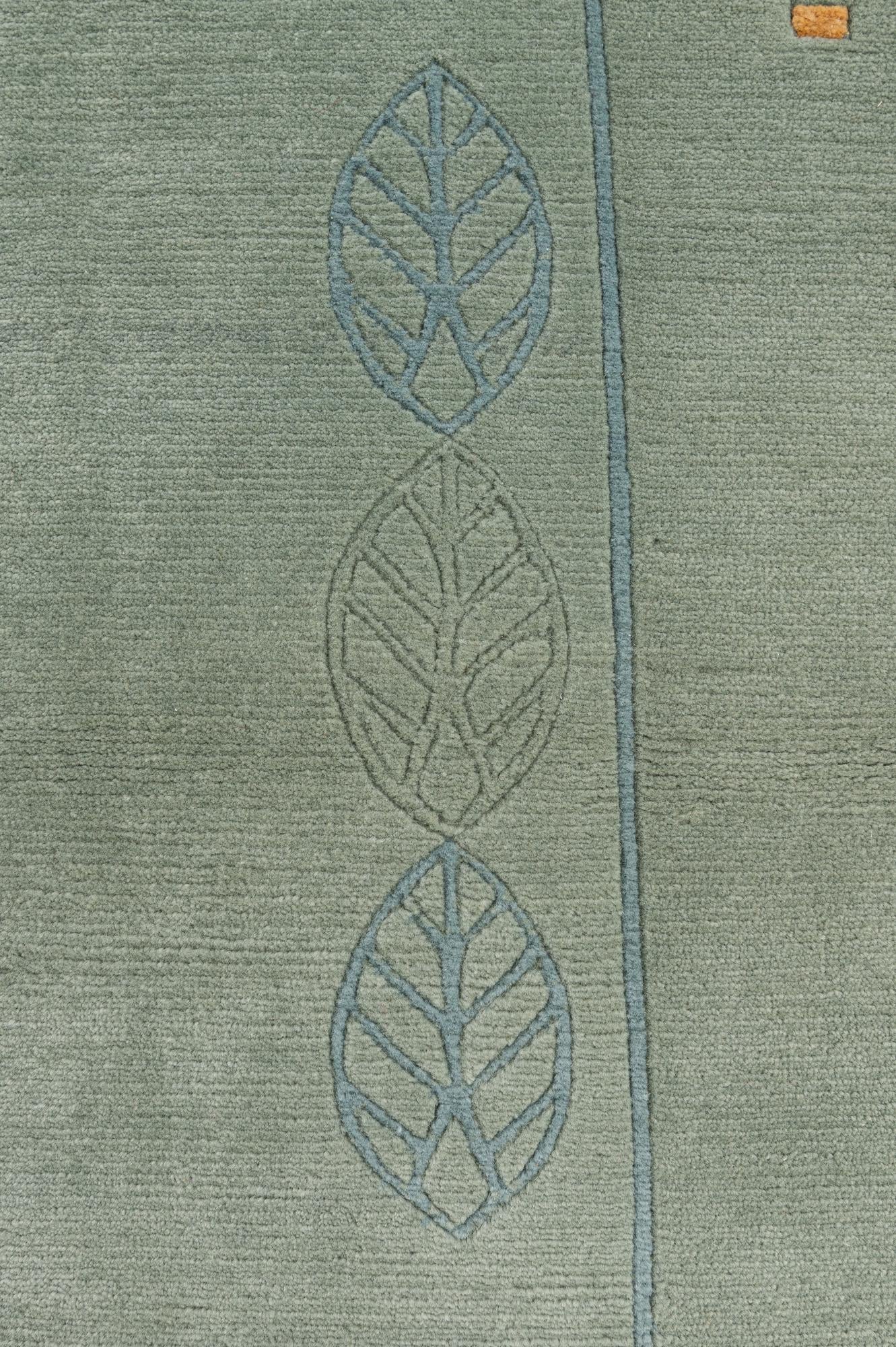6' 8 x 6' 8 Hand Knotted Tibet Wool Square Rug