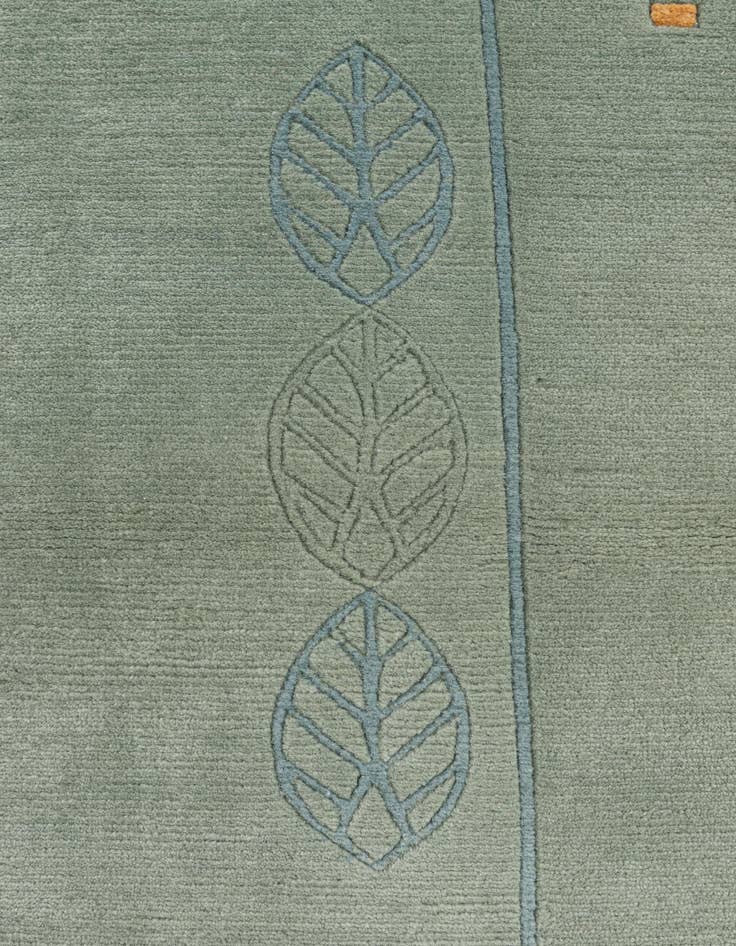 Detail image of 6' 8 x 6' 8 Hand Knotted Tibet Wool Square Rug