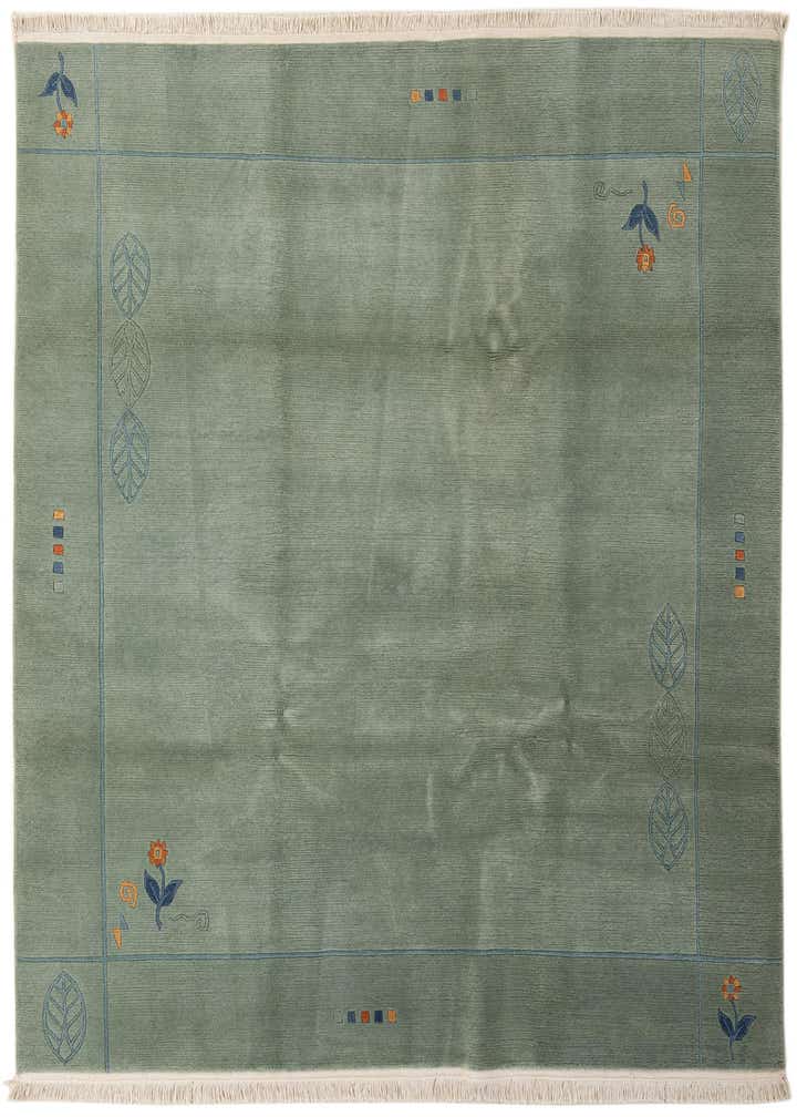 6' 8 x 6' 8 Hand Knotted Tibet Wool Square Rug