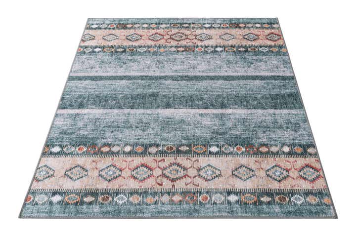 5' x 5' Washable Timeless Square Rug