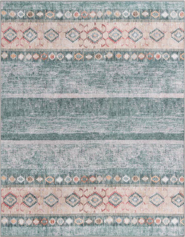 Detail image of 7' 6 x 7' 6 Washable Timeless Square Rug