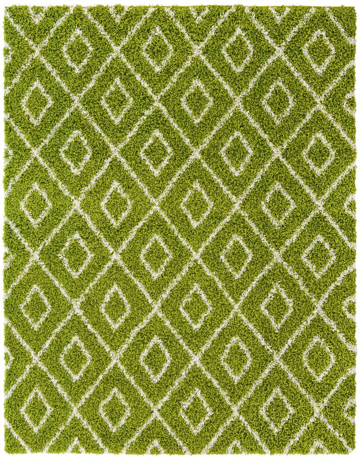 Detail image of 7' 10 x 7' 10 Trellis Shag Square Rug