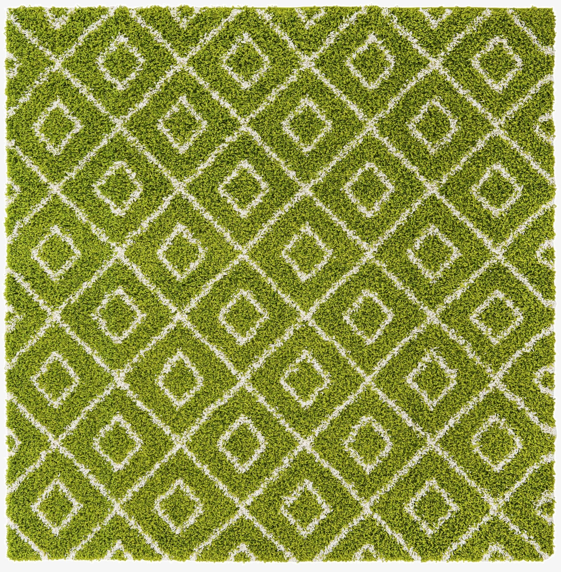 7' 10 x 7' 10 Trellis Shag Square Rug