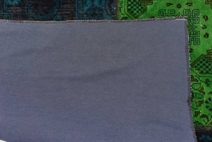 Detail image of 6' 8 x 6' 9 Hand Knotted Ultra Vintage Persian Wool Square Rug