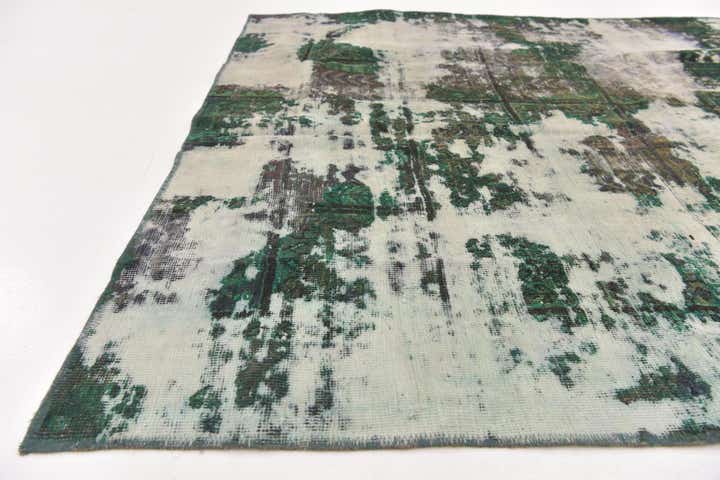 6' x 6' 6 Hand Knotted Ultra Vintage Persian Wool Square Rug