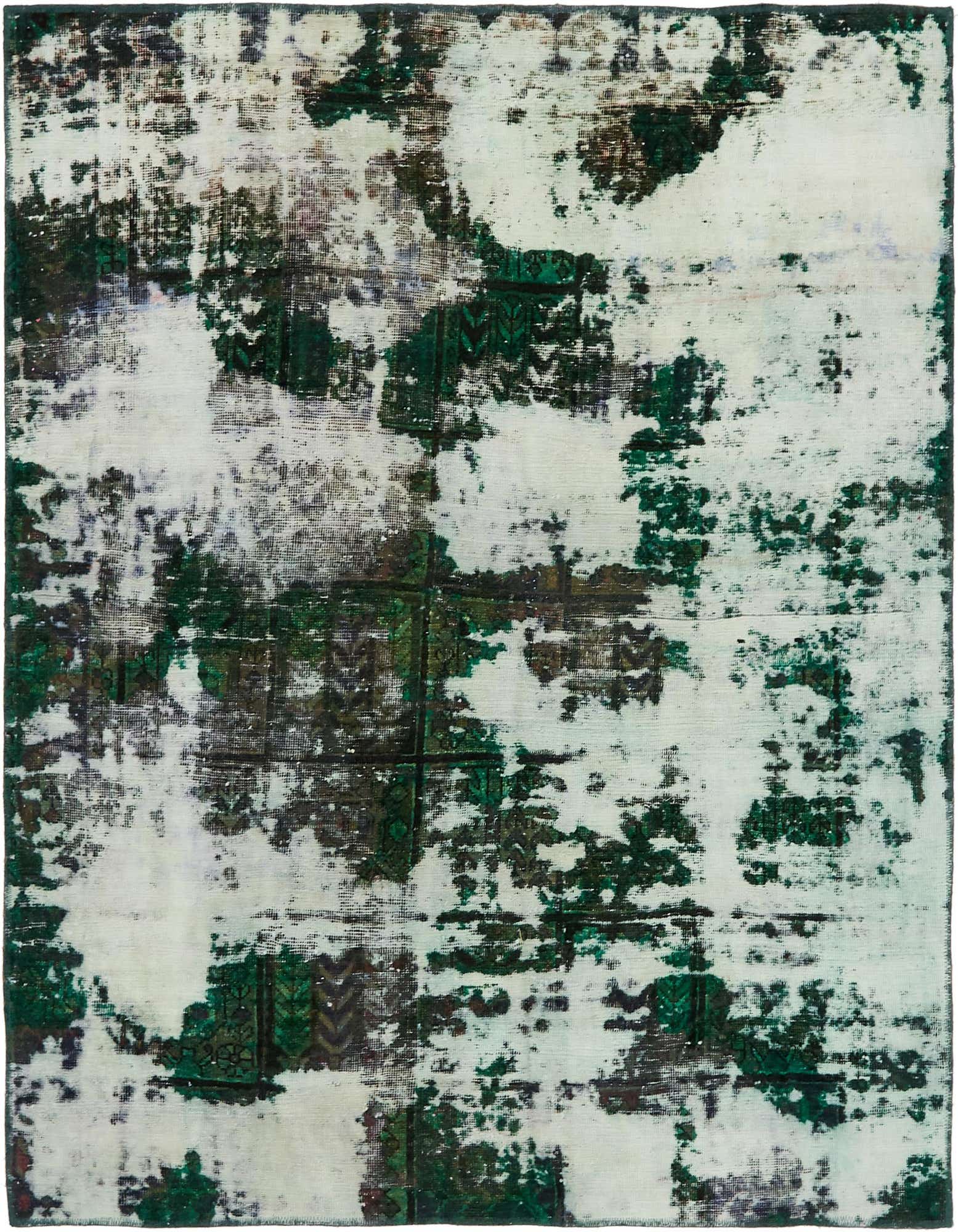 Primary image 6' x 6' 6  Hand Knotted Ultra Vintage Persian Wool Square Rug