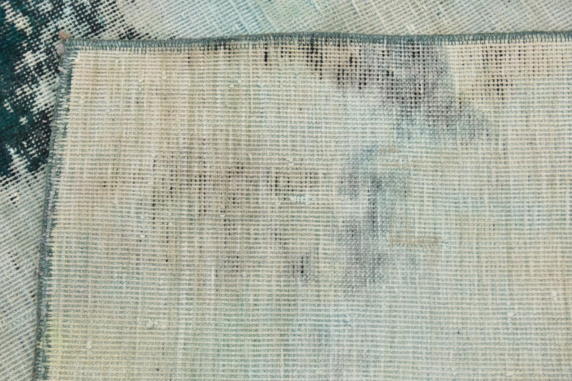 3' 6 x 4' 5 Hand Knotted Ultra Vintage Persian Wool Square Rug