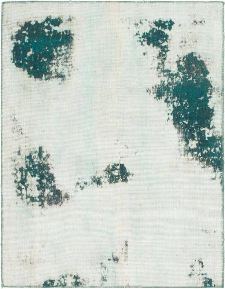 Detail image of 3' 6 x 4' 5 Hand Knotted Ultra Vintage Persian Wool Square Rug