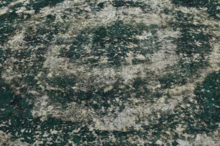 7' 10 x 9' Hand Knotted Ultra Vintage Persian Wool Square Rug