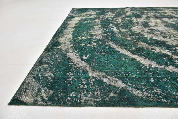 Detail image of 7' 10 x 9' Hand Knotted Ultra Vintage Persian Wool Square Rug