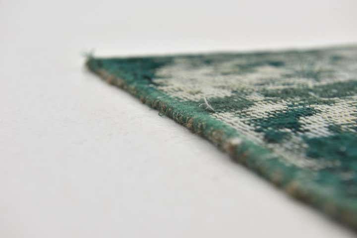 7' 10 x 9' Hand Knotted Ultra Vintage Persian Wool Square Rug