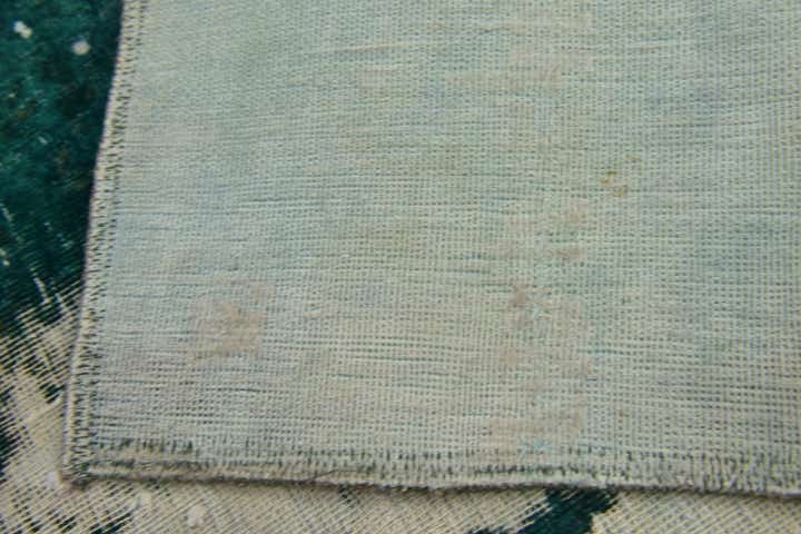 6' 8 x 7' 3 Hand Knotted Ultra Vintage Persian Wool Square Rug