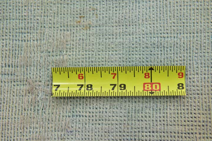 6' 8 x 7' 3 Hand Knotted Ultra Vintage Persian Wool Square Rug