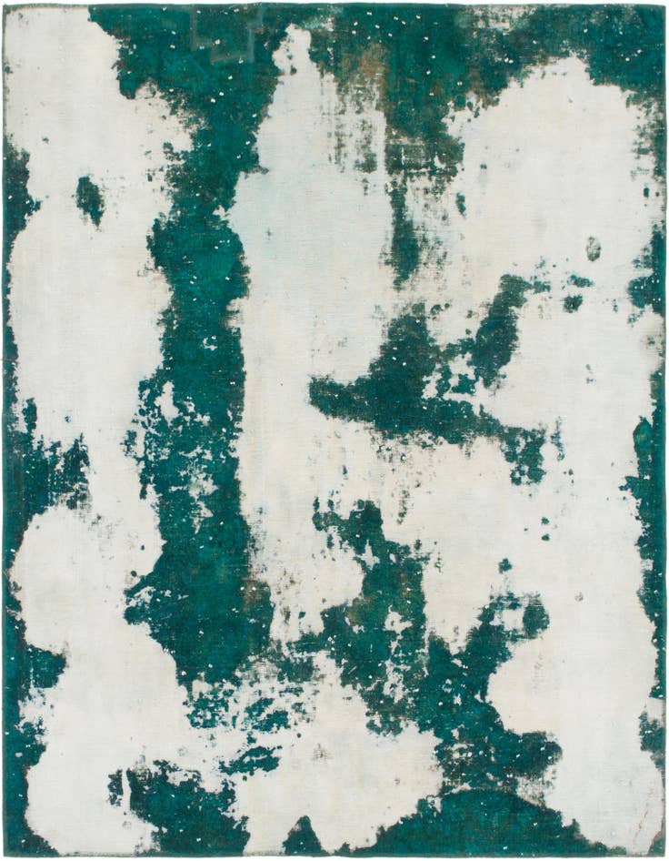 Detail image of 6' 8 x 7' 3 Hand Knotted Ultra Vintage Persian Wool Square Rug