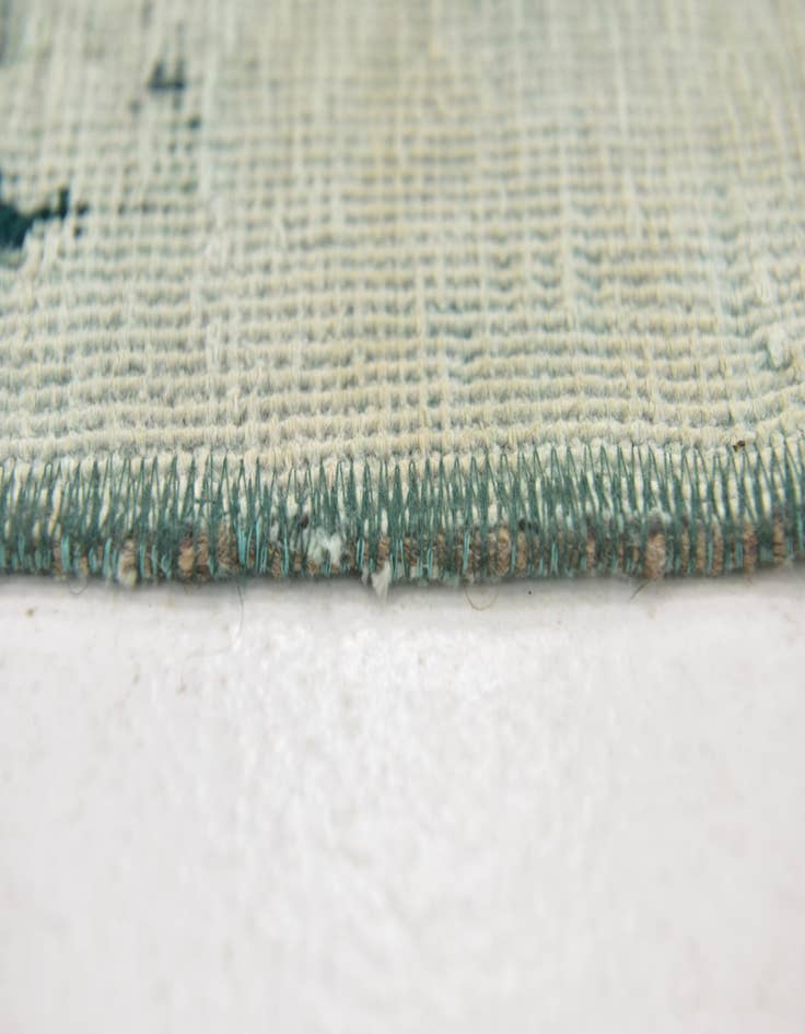 Detail image of 4' x 4' 3  Hand Knotted Ultra Vintage Persian Wool Square Rug