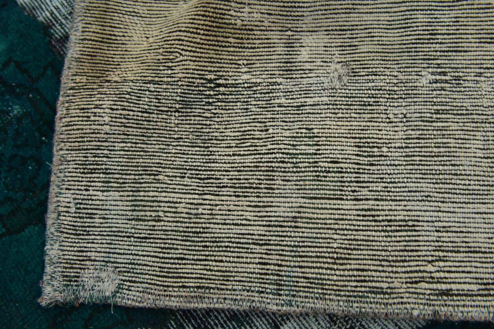 5' 2 x 6' 5 Hand Knotted Ultra Vintage Persian Wool Square Rug