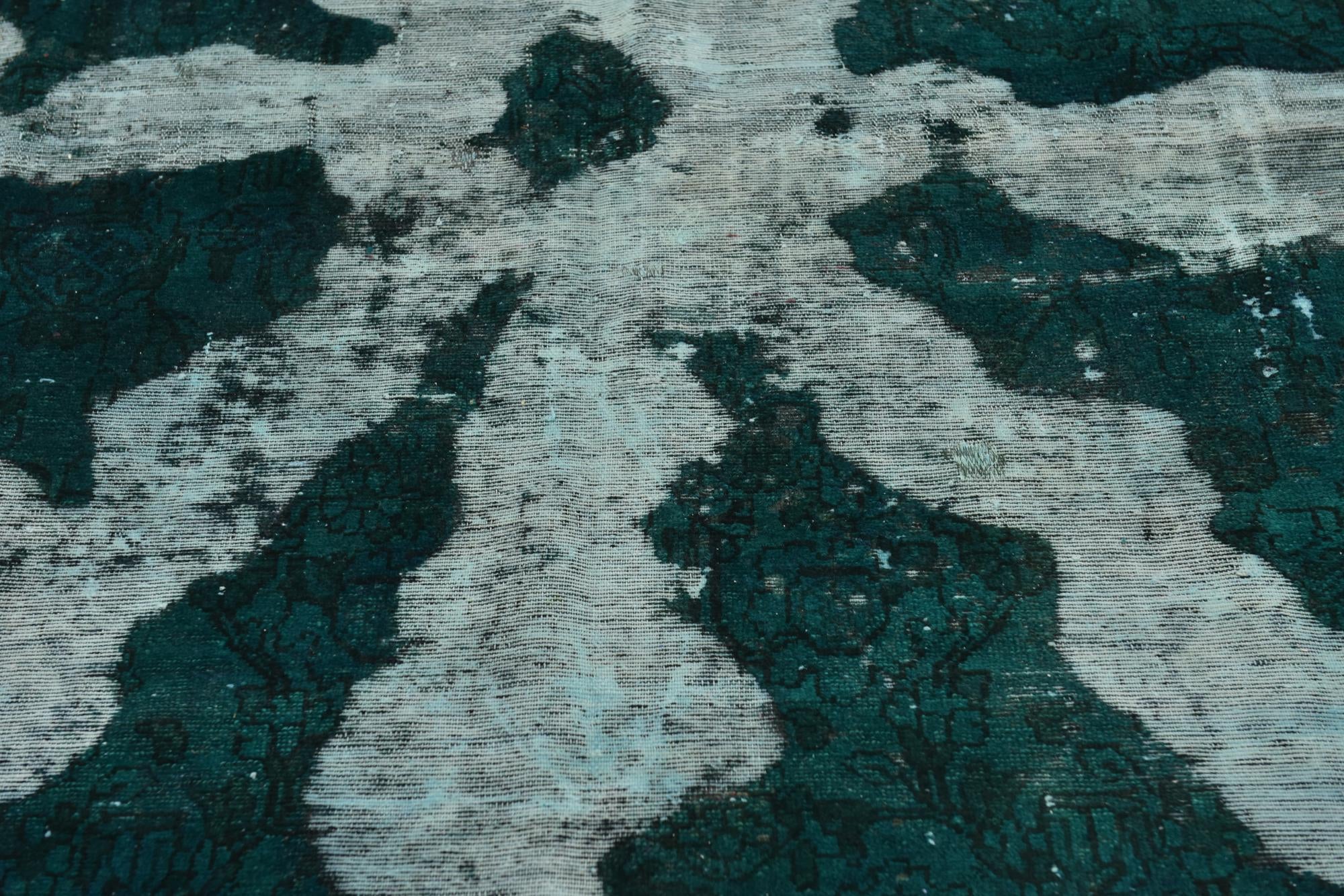 5' 2 x 6' 5 Hand Knotted Ultra Vintage Persian Wool Square Rug