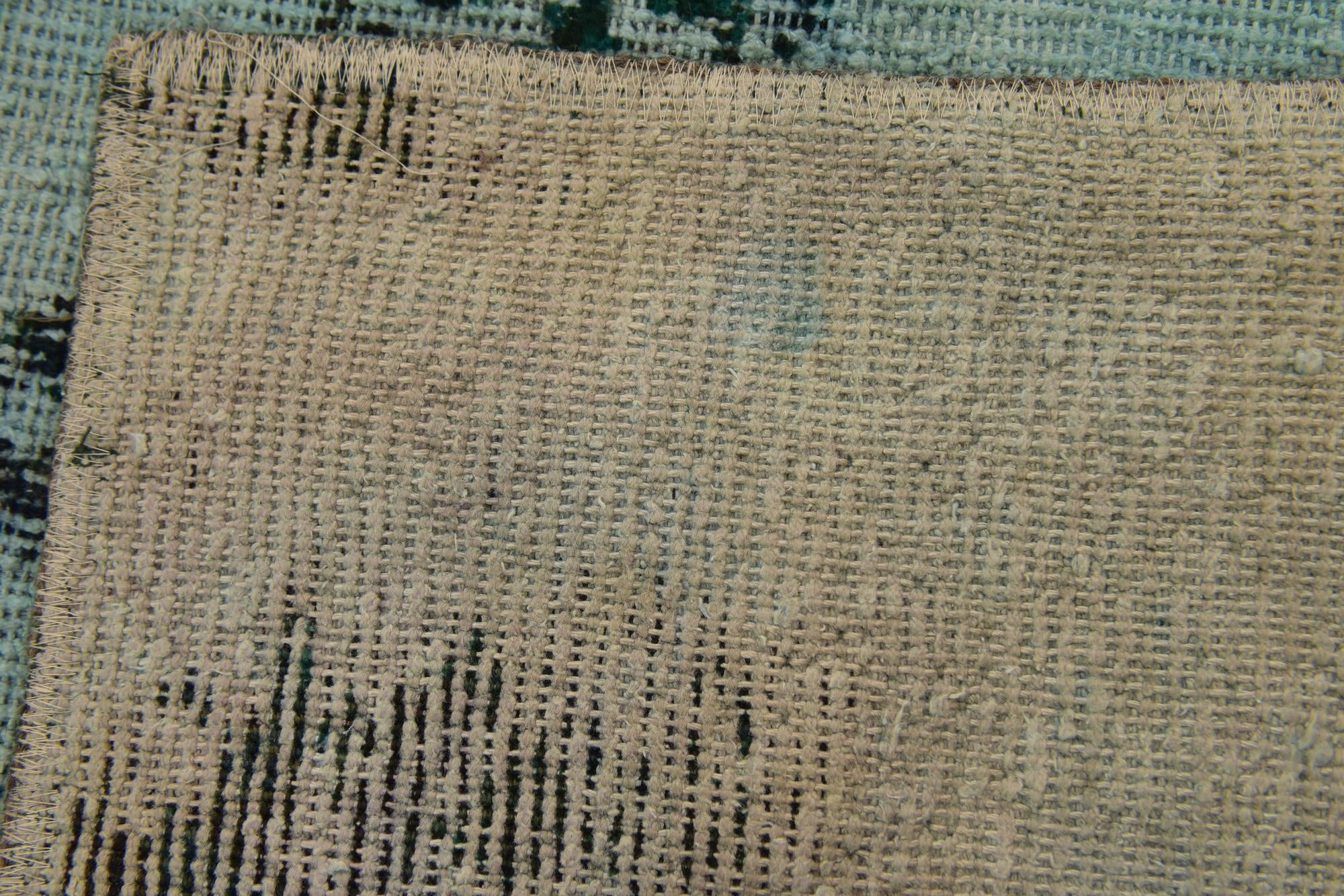 5' 8 x 6' 5 Hand Knotted Ultra Vintage Persian Wool Square Rug
