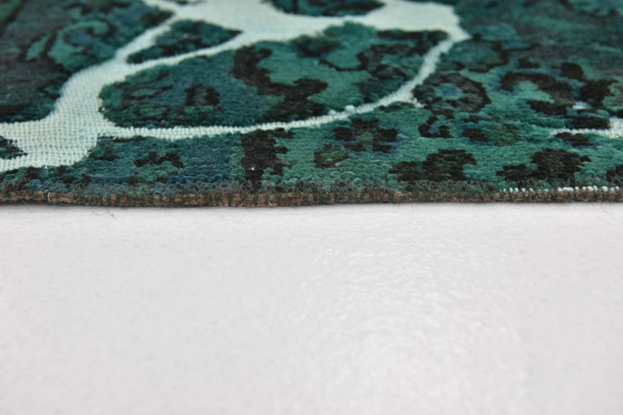 5' 5 x 6' 3 Hand Knotted Ultra Vintage Persian Wool Square Rug