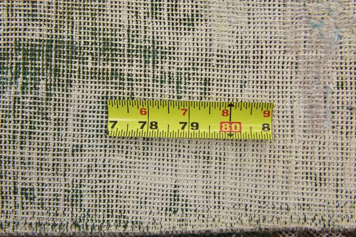 3' 9 x 4' Hand Knotted Ultra Vintage Persian Wool Square Rug