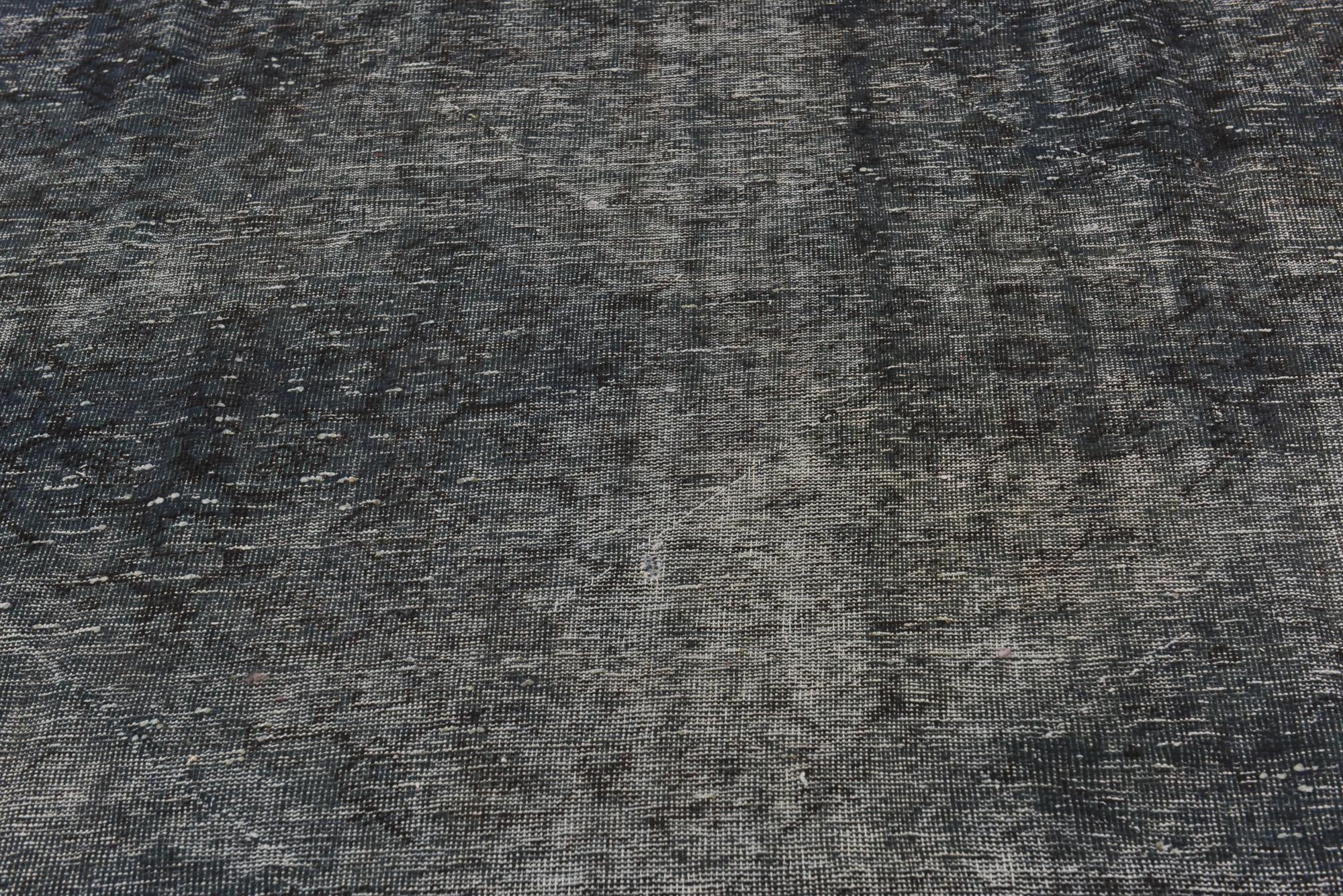 8' 9 x 8' 10 Hand Knotted Ultra Vintage Persian Wool Square Rug