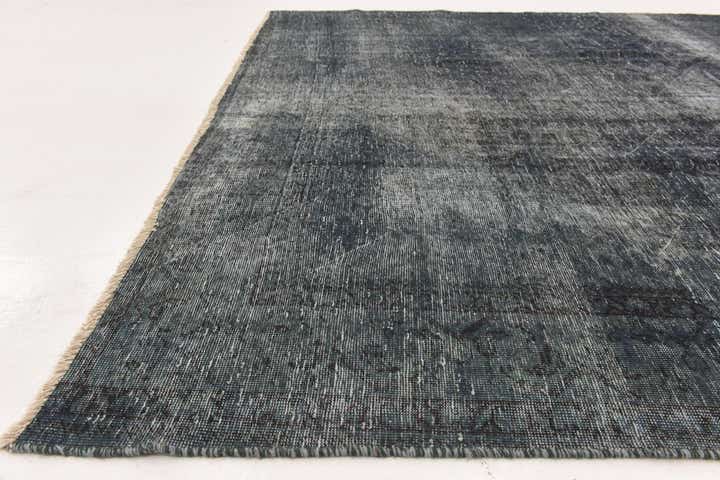 8' 9 x 8' 10 Hand Knotted Ultra Vintage Persian Wool Square Rug