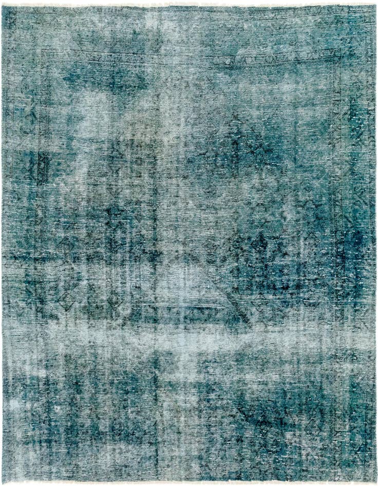 Detail image of 8' 9 x 8' 10 Hand Knotted Ultra Vintage Persian Wool Square Rug