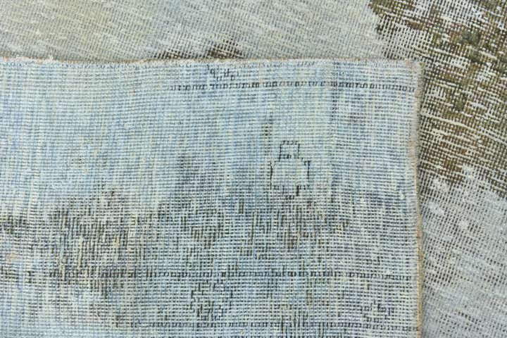 5' 9 x 6' 2 Hand Knotted Ultra Vintage Persian Wool Square Rug