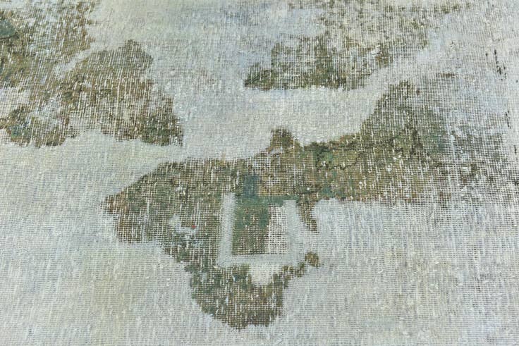 Detail image of 5' 9 x 6' 2 Hand Knotted Ultra Vintage Persian Wool Square Rug