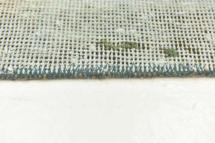 5' 9 x 6' 2 Hand Knotted Ultra Vintage Persian Wool Square Rug