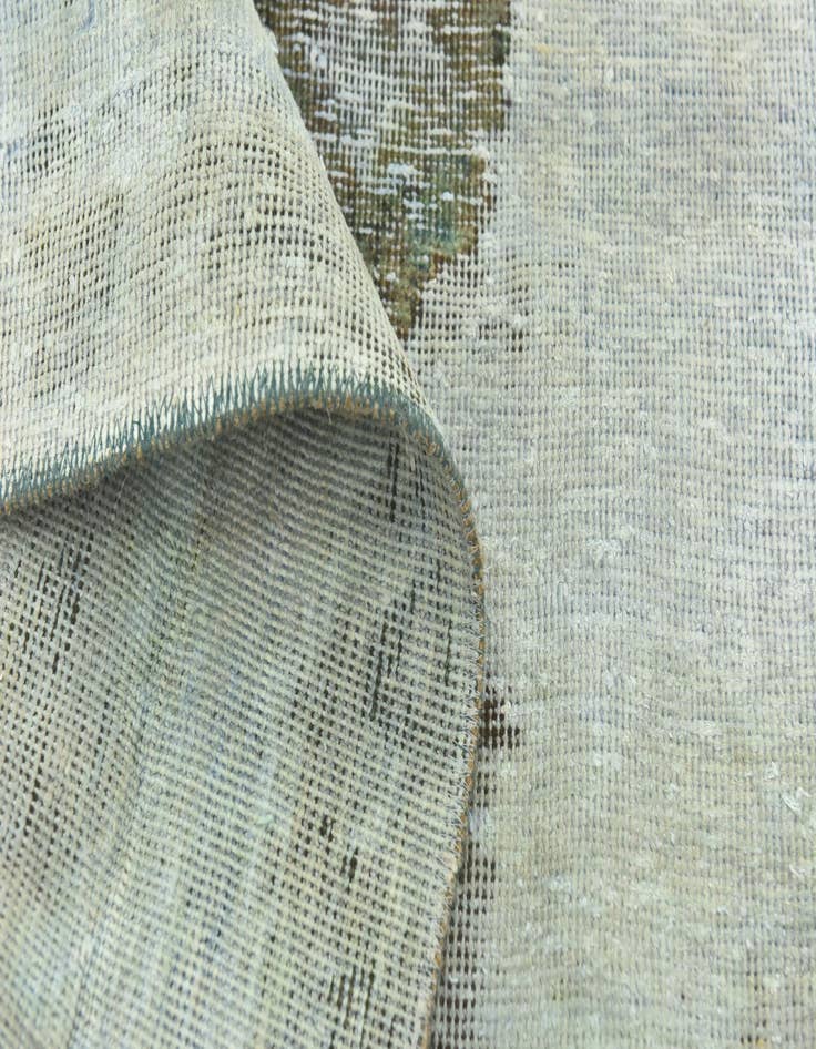 Detail image of 5' 9 x 6' 2  Hand Knotted Ultra Vintage Persian Wool Square Rug