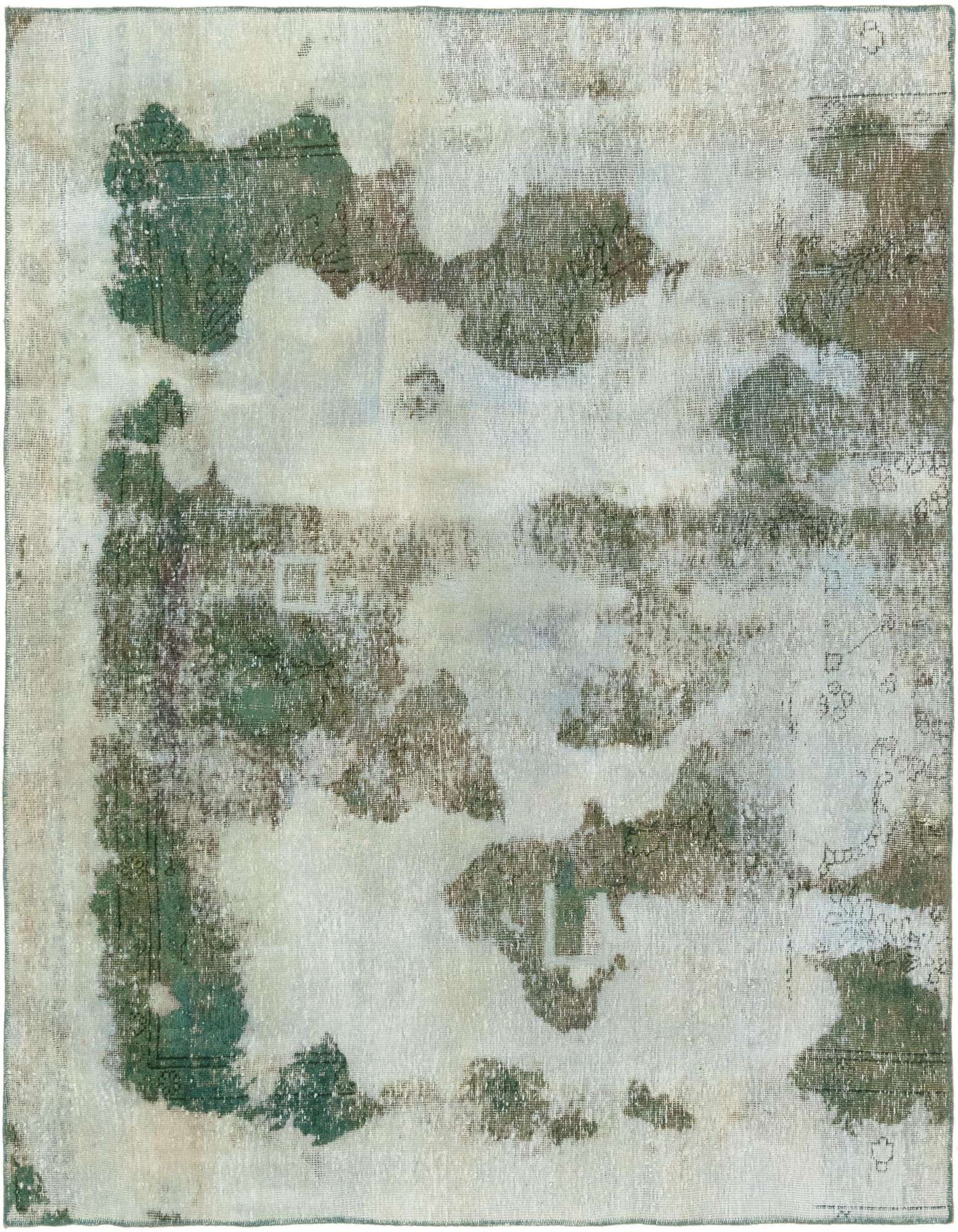 Primary image 5' 9 x 6' 2  Hand Knotted Ultra Vintage Persian Wool Square Rug