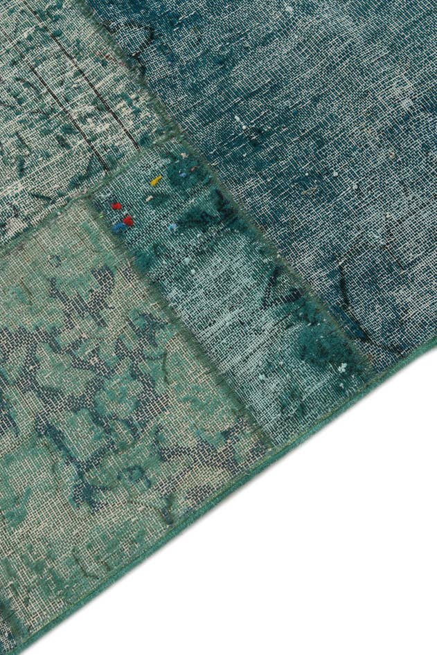 Detail image of 5' 2 x 6' 1 Hand Knotted Ultra Vintage Persian Wool Square Rug