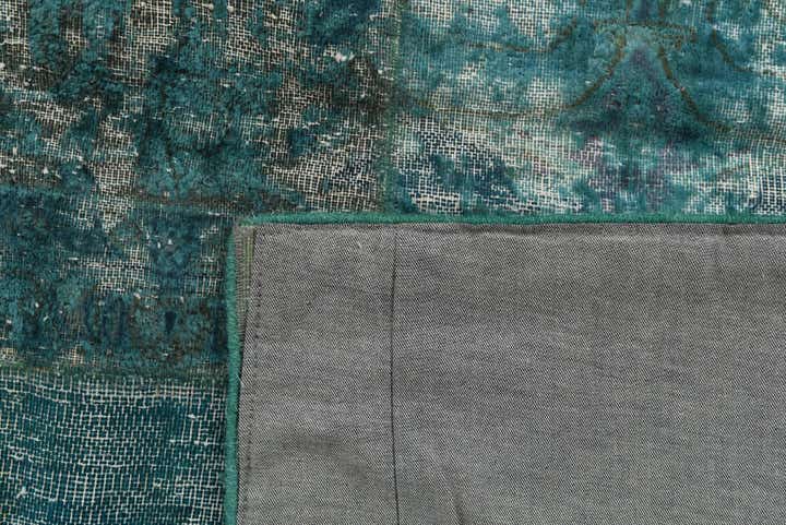 5' 2 x 6' 1 Hand Knotted Ultra Vintage Persian Wool Square Rug