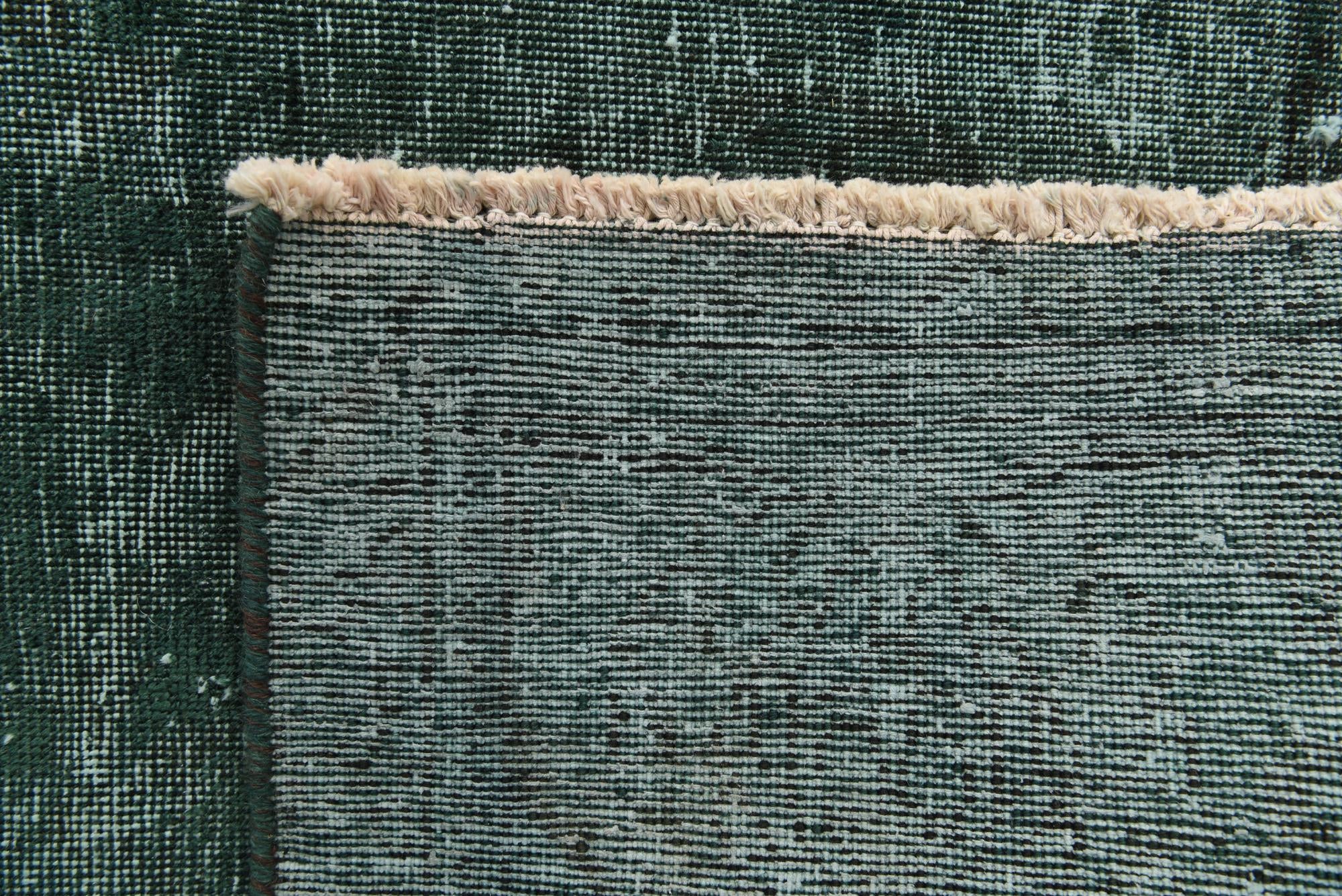 9' 8 x 10' 10 Hand Knotted Ultra Vintage Persian Wool Square Rug