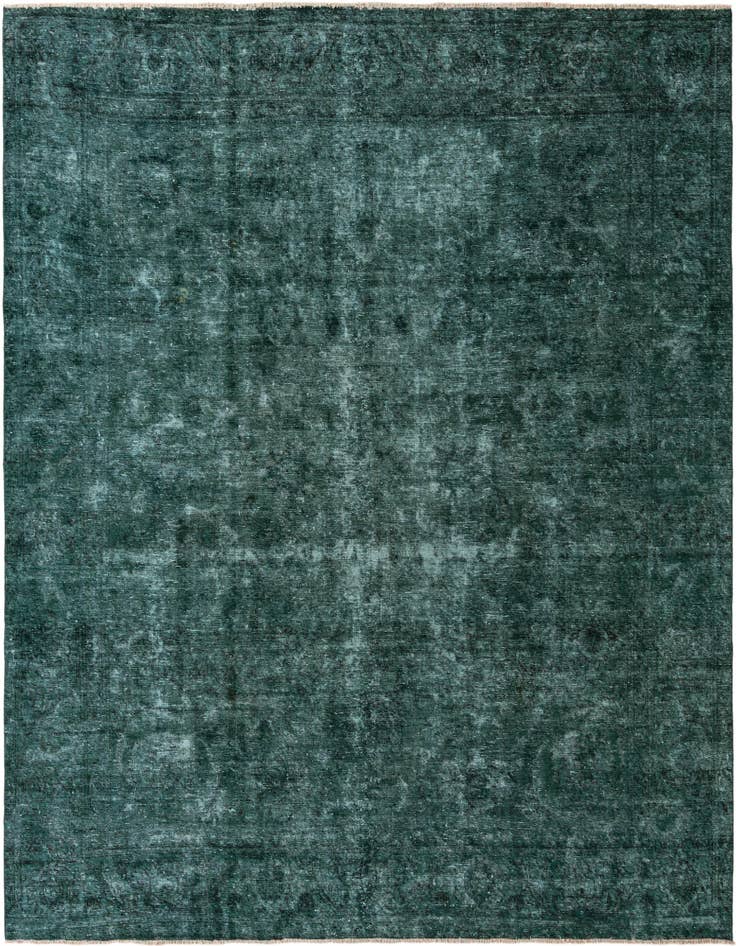 Detail image of 9' 8 x 10' 10 Hand Knotted Ultra Vintage Persian Wool Square Rug