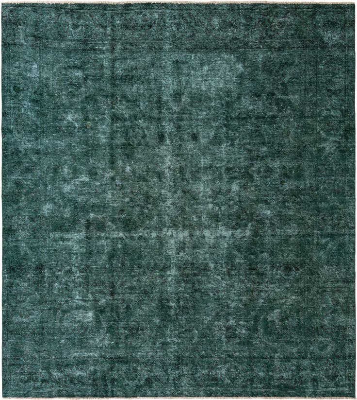Detail image of 9' 8 x 10' 10 Hand Knotted Ultra Vintage Persian Wool Square Rug