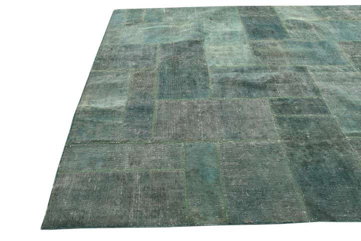 7' 3 x 8' 3 Hand Knotted Ultra Vintage Persian Wool Square Rug