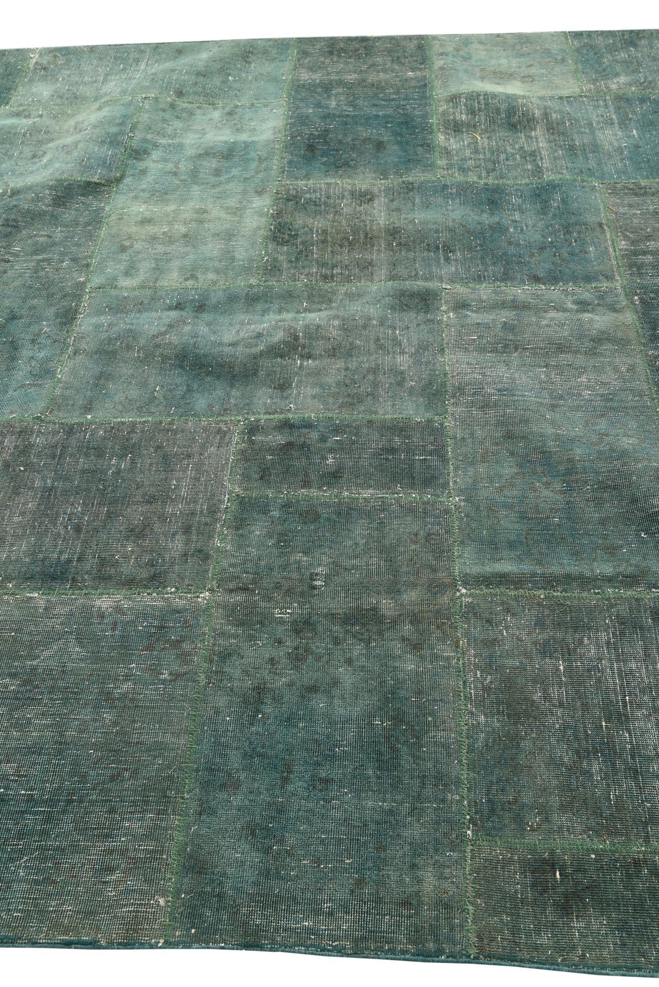 220cm x 250cm anudado a mano Ultra Vintage Alfombra Persa Lana Cuadrado