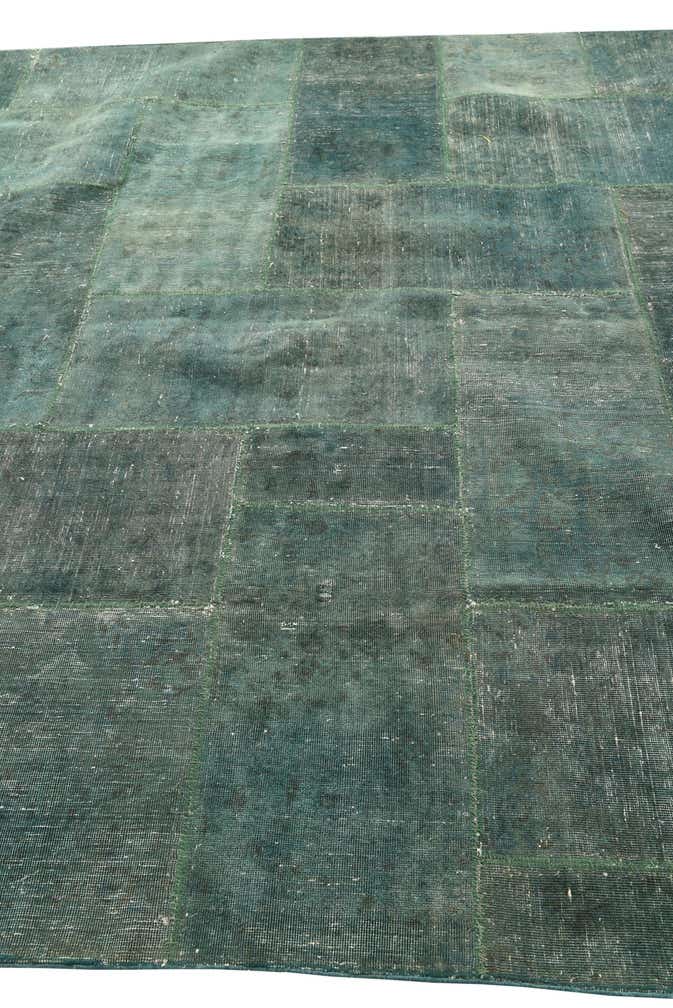 7' 3 x 8' 3 Hand Knotted Ultra Vintage Persian Wool Square Rug