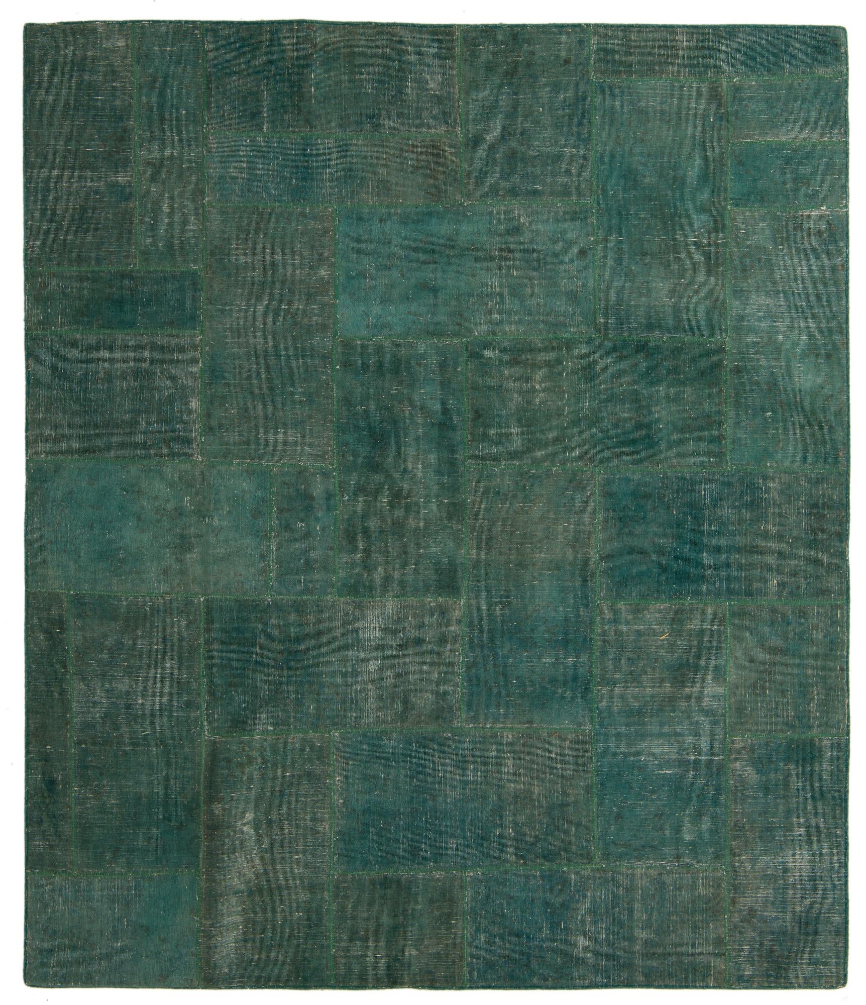 7' 3 x 8' 3 Hand Knotted Ultra Vintage Persian Wool Square Rug