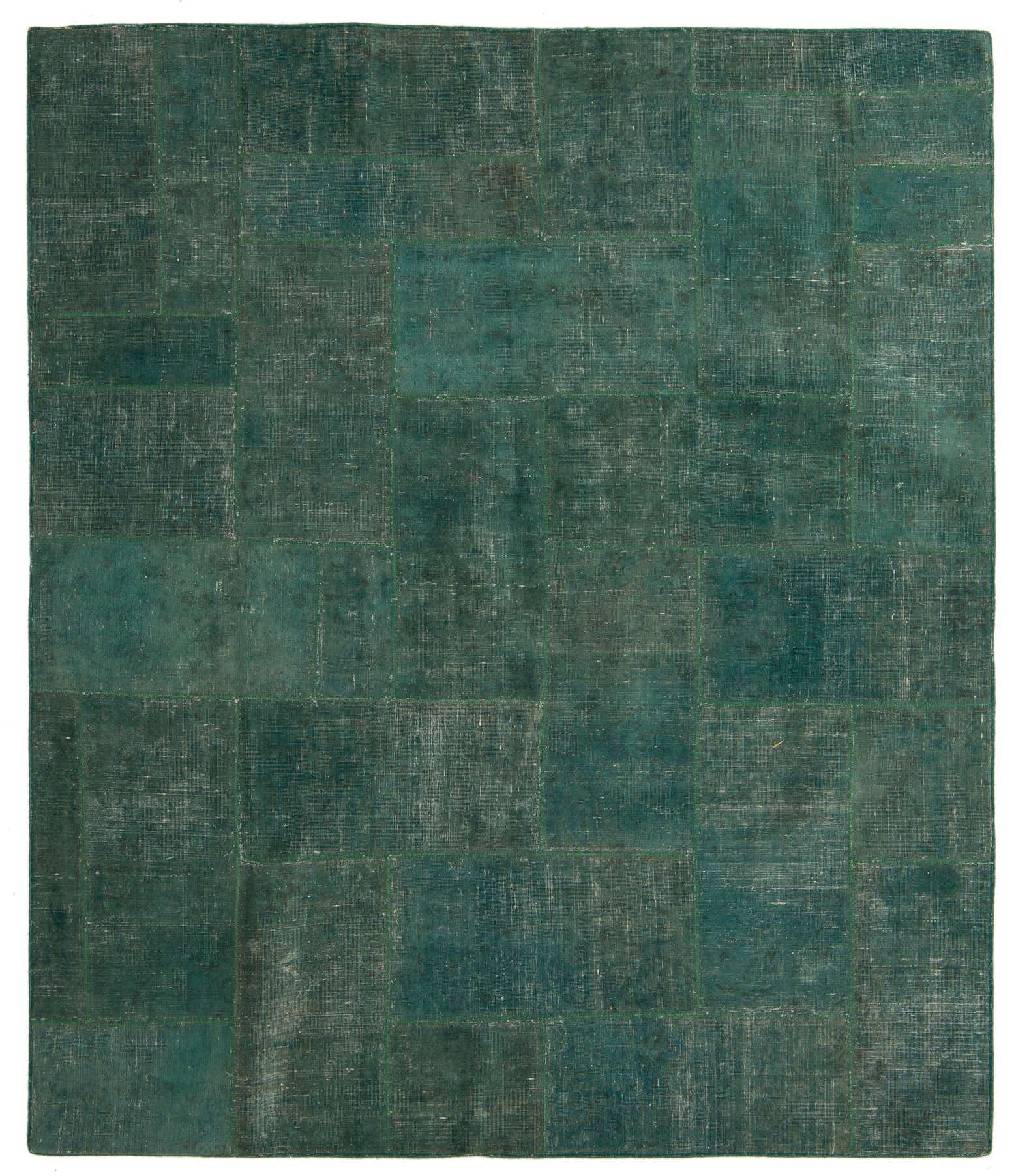 7' 3 x 8' 3 Hand Knotted Ultra Vintage Persian Wool Square Rug