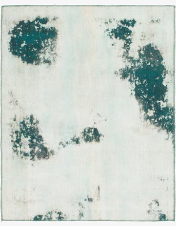 3' 6 x 4' 5 Hand Knotted Ultra Vintage Persian Wool Square Rug