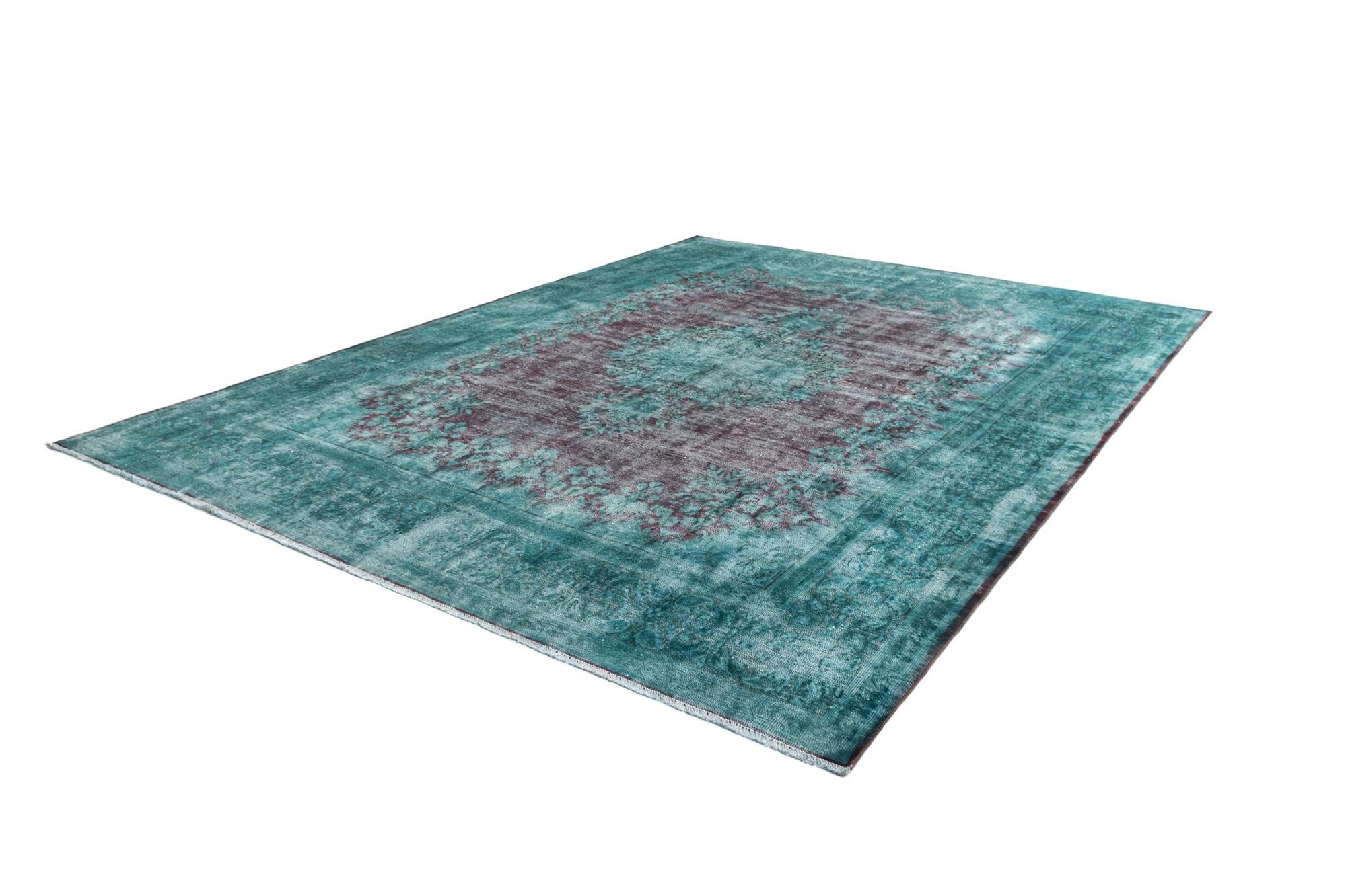 9' 3 x 9' 7 Vintage Royal Wool Square Rug