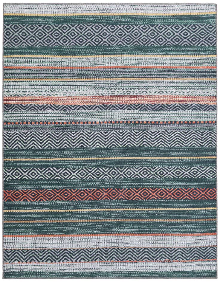 Detail image of 5' x 5' Washable Yara Square Rug