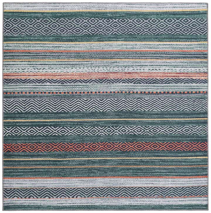 5' x 5' Washable Yara Square Rug