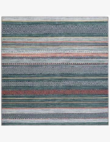 5' x 5' Washable Yara Square Rug