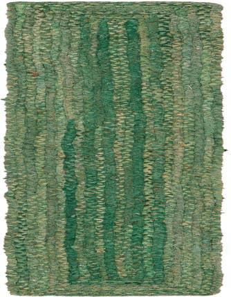 Detail image of 1' 2 x 8' Braided Chindi Table Runner Rug